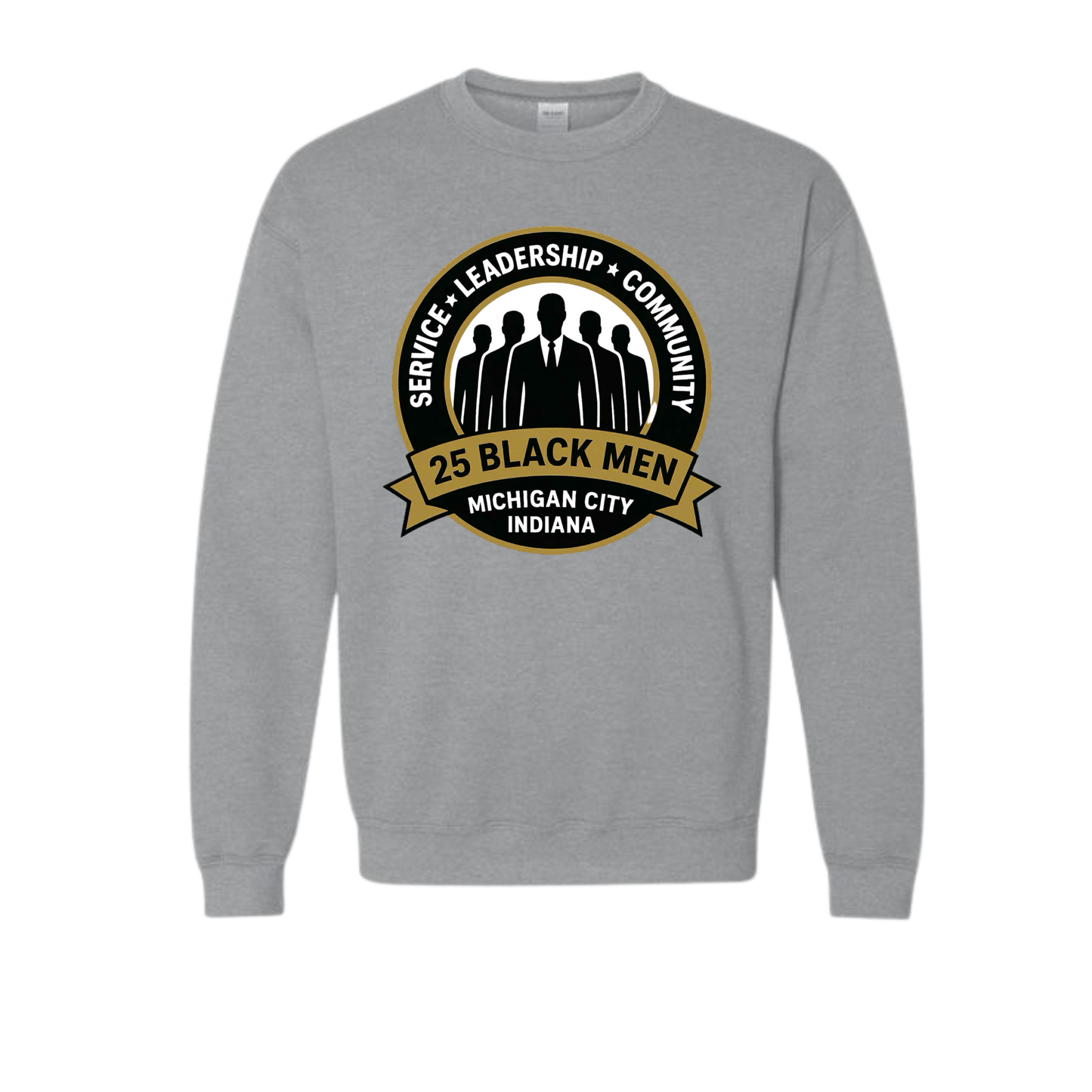25 Black Men Crewneck
