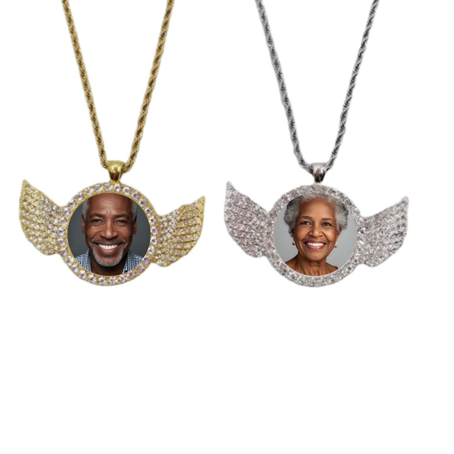 Winged Pendant Necklace