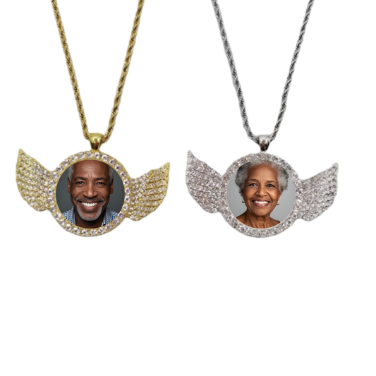 Winged Pendant Necklace