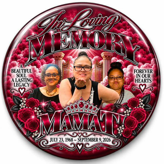 Mama T’s Memorial Button